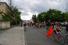 Fahrraddemo gegen Ausreiselager ca. 2009